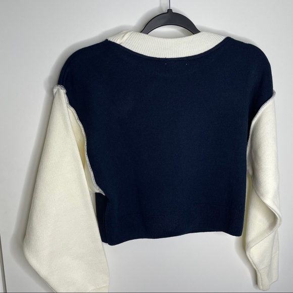 NWT colour block semi cropped sweater - Picture 8 of 10